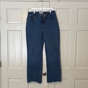 Abercrombie & Fitch The 90s Relaxed Jean High Rise Curve Love 32/14 L